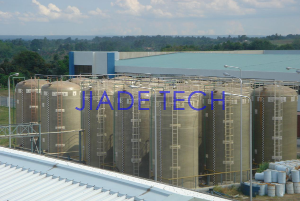 FRP hydrochloric acid storage tank